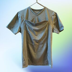 Lalabu Dad Shirt Gray Large New